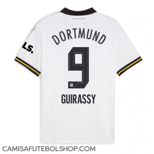 Camisa de time de futebol Borussia Dortmund Serhou Guirassy #9 Replicas 3º Equipamento 2024-25 Manga Curta